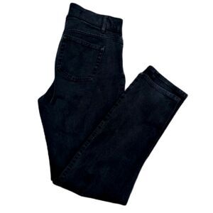 CHAPS Black Stretch Skinny Pants, Slim Fit ,Cotton and Elastane Size:4